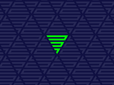 Electric rebranding - pattern clean electric green letter combination modern pattern rebranding smart triangle ve