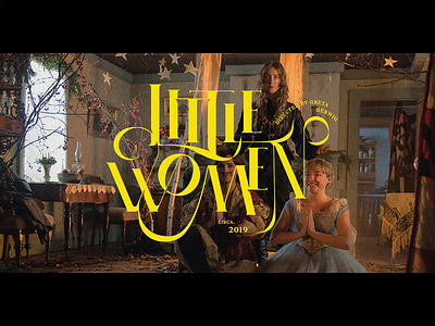 Little Women Title Screen Redesign design graphic design littlewomen movie movie poster titlescreen typography