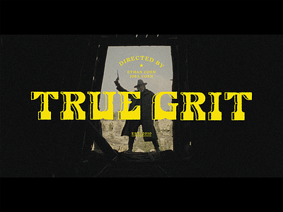 True Grit Title Screen Redesign