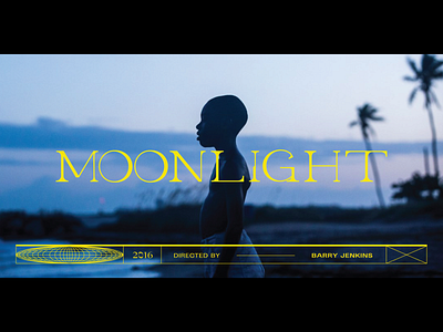 Moonlight Title Screen Redesign custom custom type graphic graphic design logo moonlight movie movie art movie poster type design typogaphy