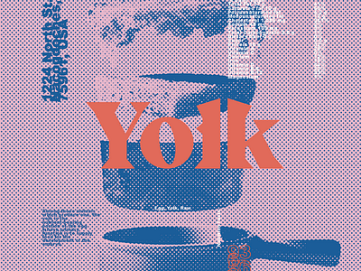 Yolk Branding branding color palette logotype restaurant typography