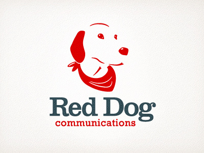 Red Dog communications copywriting dog identity logo