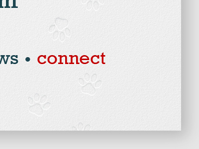 Red Dog Letterpress Emboss business card emboss letterpress