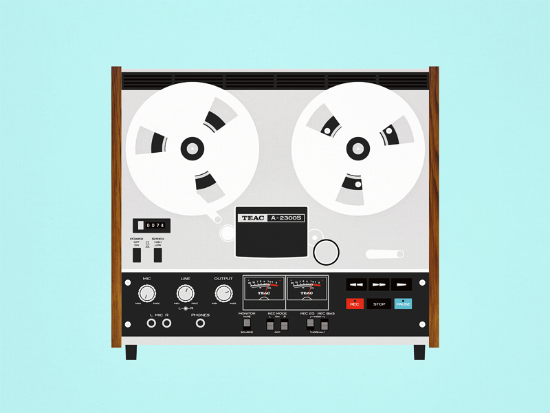 Teac A-2300S by Sean Tubridy on Dribbble