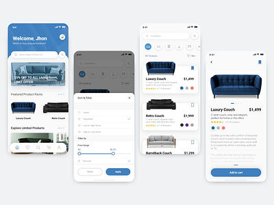 Furniture Ecommerce App Design app app design app inspiration app ui apps ecommerce ecommerce app furniture furniture app furniture design furniture shop furniture website ui ui inspiration user experience user experience design user interface user interface design ux ux design