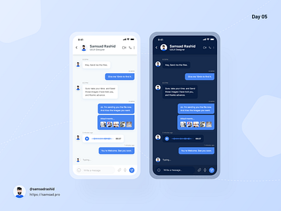 Messaging Screen App Design 10ddc app app design challenge dark mode dark ui design illustraion message message app messaging messenger ui ui ux ui design user experience user interface ux ux design