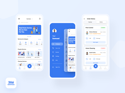 360 Services App Design