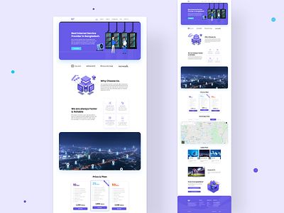 ISP Landing Page Design