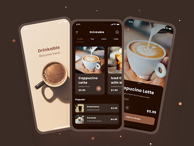 Coffee App Design