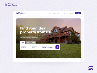 Ahlfagon Real Estate Website Design