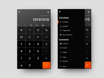 DailyUI #004: Calculator