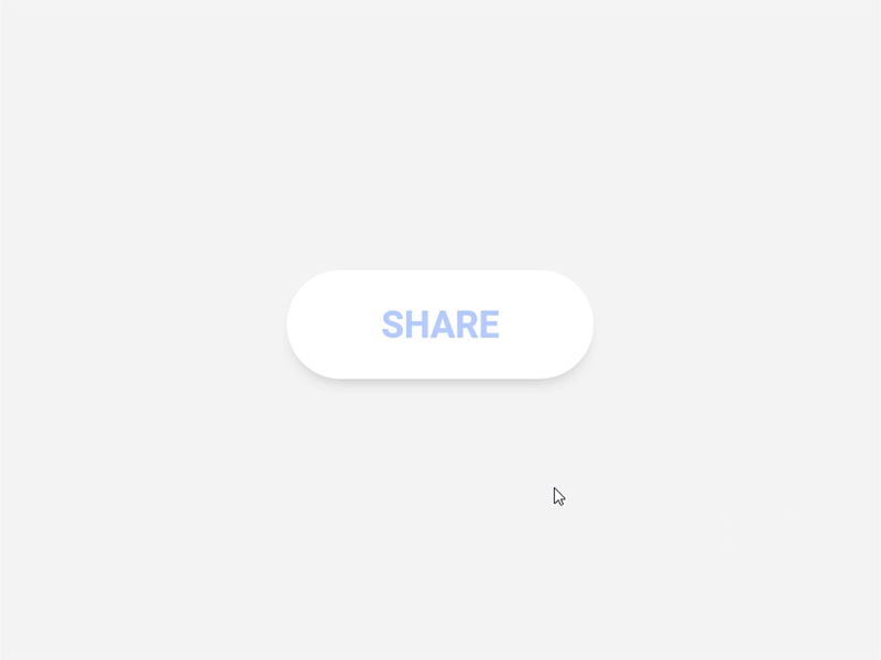 Share Button Animation by LetUsCreateSomething on Dribbble