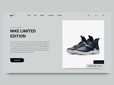 DailyUI #012: E-commerce Single Product Web Design