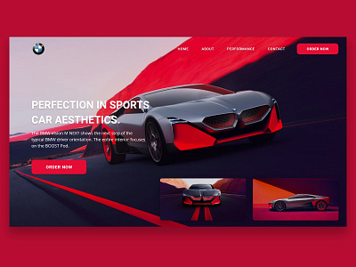 BMW VISION NEXT Website Design