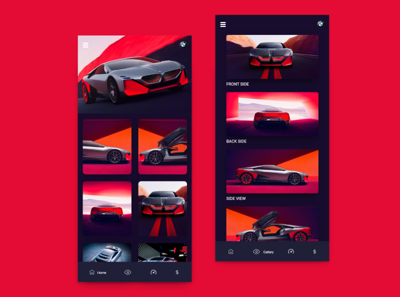 dribbble bmw app 1 png by samsad rashid dribbble