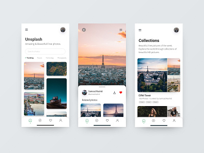 Unsplash Redesign App Concept