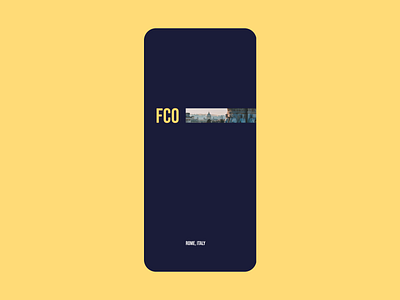 Flights aftereffects animation app blue booking clean concept design flights gif iphone minimal search transitions travel ui uidesign ux video yellow