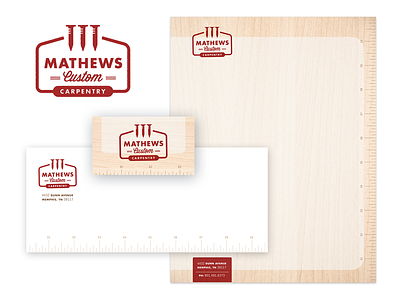 Mathews Stationery logos stationery