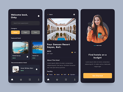 Hotel Booking Concept - Mobile Apps