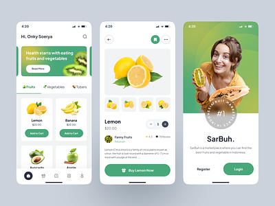 SarBuh. - Fruits Marketplace Mobile App