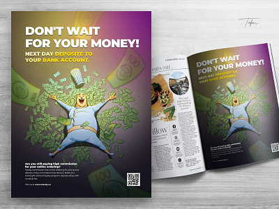 Magazine Ad Design | Mealsy.ca (MizPiz Inc.)