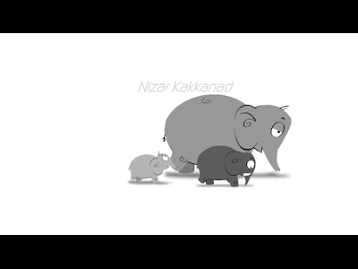 Elefamily animal animation cute elephant flash gif illustration kids nature running