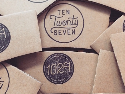 Ten Twenty Seven coffee stamp