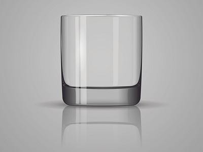 Vector glass for whiskey