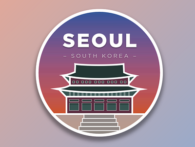 Seoul Snapchat Geofilter badge circle geofilter logo seoul snapchat snapchat filter south korea