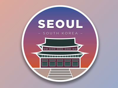 Seoul Snapchat Geofilter badge circle geofilter logo seoul snapchat snapchat filter south korea