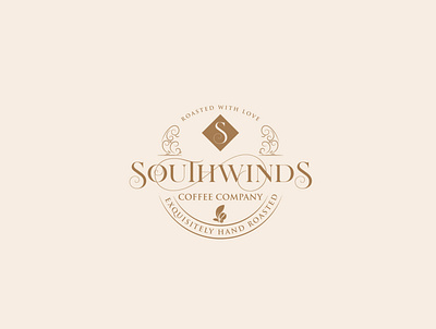 Southwinds Coffee branding design illustration logo vector