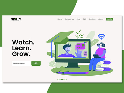 Skilly Landing Page