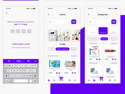 Amik Ecommerce Mobile app design concept app design mobile ui ux