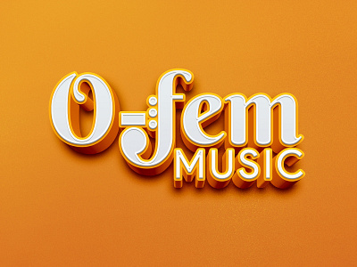 o fem music branding jazz logo music music art typography vector