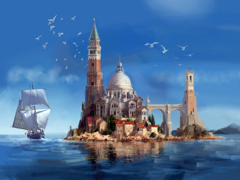 HyBrasil Island by aleksandar stankovic on Dribbble