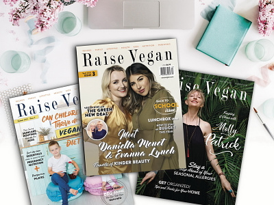 Raise Vegan Magazine Design
