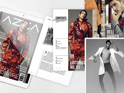 Men's Fashion Digital Magazine Design adobe indesign adobeacrobat adobeillustrator adobephotoshop graphicdesign magazine design