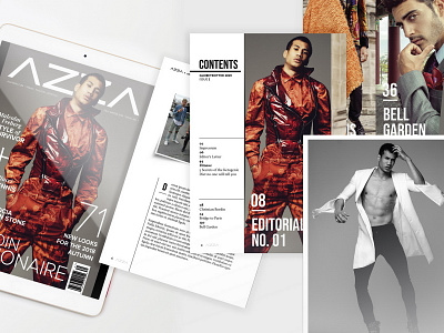 Men's Fashion Digital Magazine Design