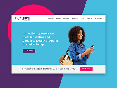 CrowdTwist branding healthcare startup visual identity web design