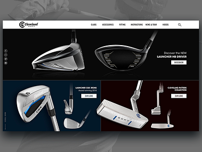 Cleveland Golf new landing page