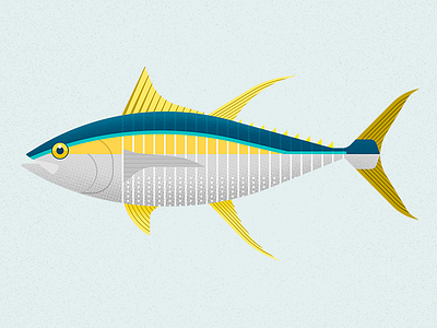 Tuna biodiversity fish illustration ocean sea tuna vector yellowfin