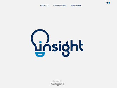 Strategic Management Insight ( Wordmark Logo ) brand branding brilliant logo creative logo data design idea innovative logo insight logo logomark management strategic vector
