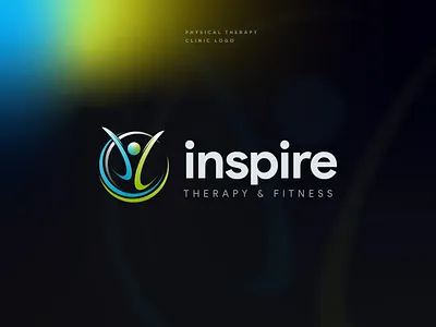 Inspire Therapy & Fitness Logo athlete branding clinic consultant doctor exercise fit fitness health healthcare injuries logo medical medical consultant orthopedic pilates therapist therapy therapy and fitness yoga