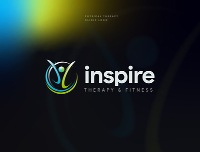 Inspire Therapy & Fitness Logo athlete branding clinic consultant doctor exercise fit fitness health healthcare injuries logo medical medical consultant orthopedic pilates therapist therapy therapy and fitness yoga