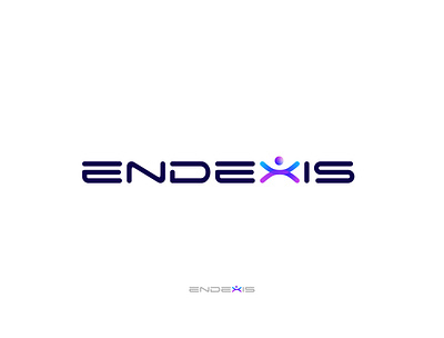 ENDEXIS Logo. brand branding company endexis iconic logo minimal logo tech vector word logo wordmark logo
