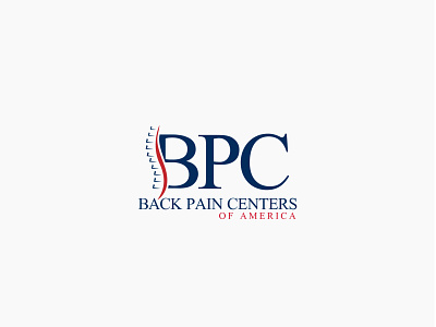 Back Pain - Chiropractic Center Logo back pain back pain center bone branding chiropractic chiropractic center health care logo pain spine