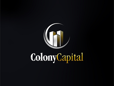 COLONY CAPITAL LOGO. branding building business investment capital investment logo real estate investment