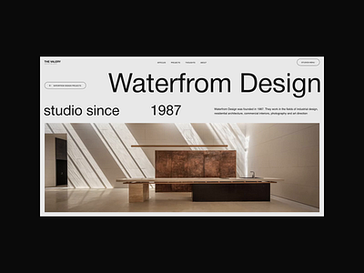 THE VALERY | Studio's page animation grid motion typography ui ux video web website