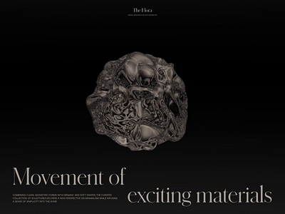 The Flora | Visual Experiment animation motion promo typography ui ux video web website