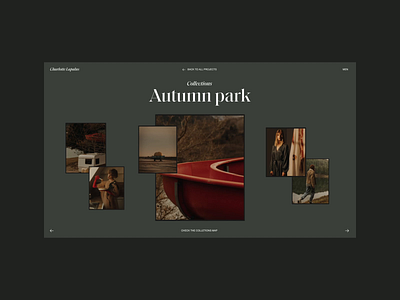 Charlotte Lapalus Website | Collections animation grid motion photos typography ui ux video web website